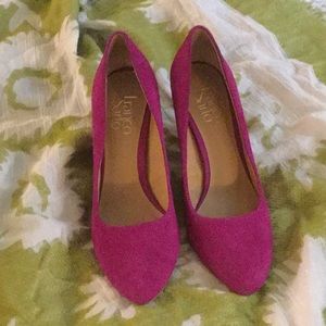 New Wedge Espadrilles  Fuscia Espadrilles 7 1/2